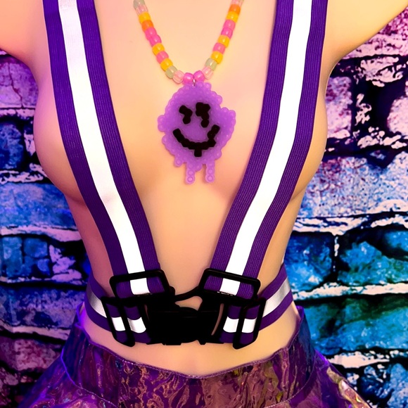 NEW Purple Vinyl Skirt - Picture 9 of 13